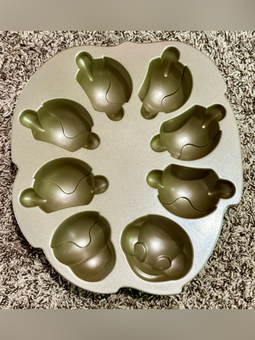 NORDIC WARE Caterpillar Cakelet Pan Cast Aluminum Mini Cakes USA